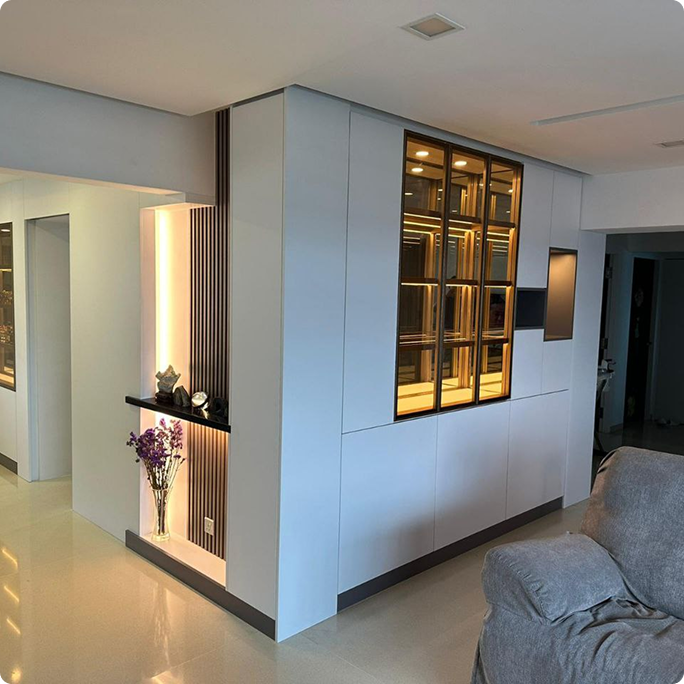 custom aluminium kitchen cabinet