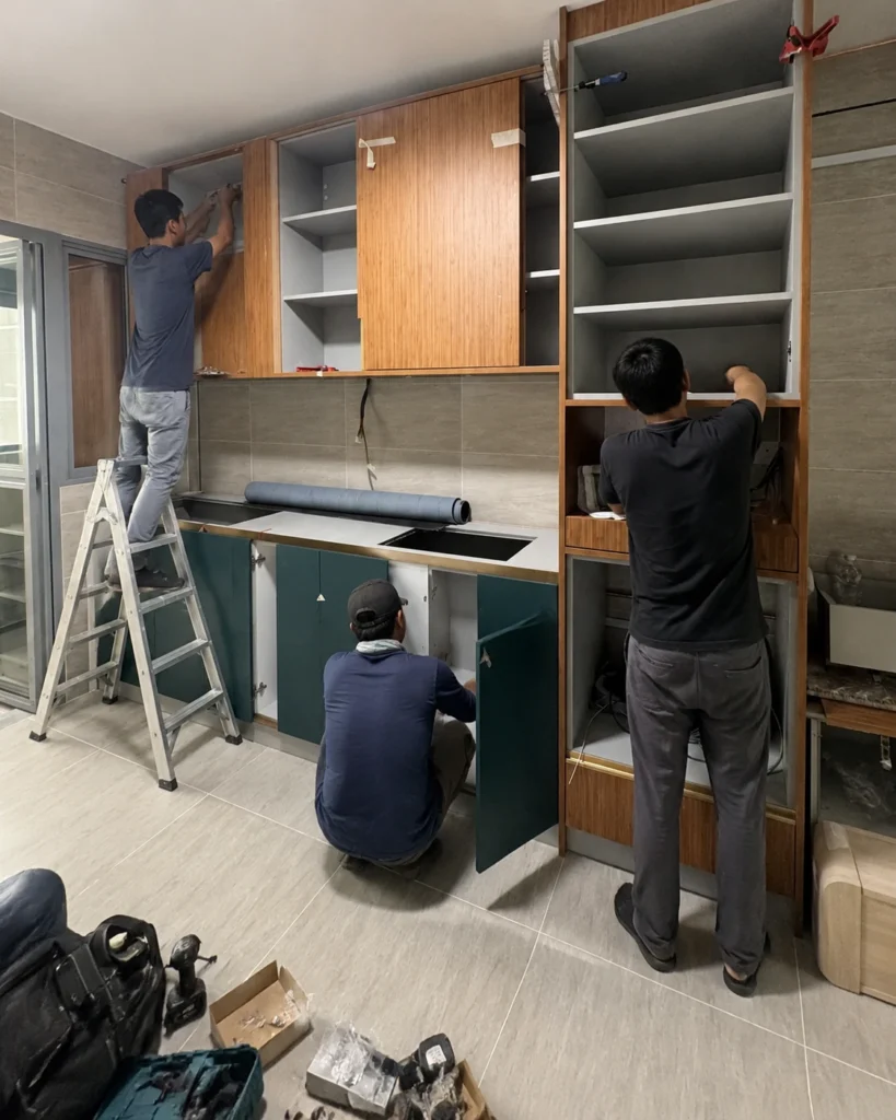 Kitchen Cabinet Installation