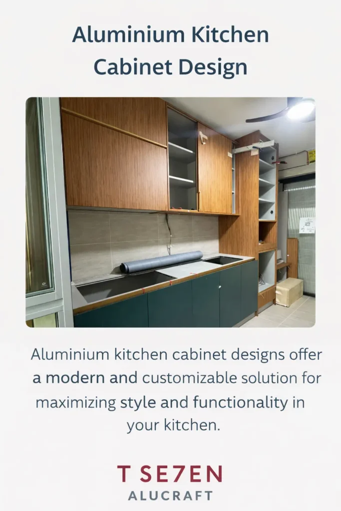aluminium kitchen cabinet design singapore