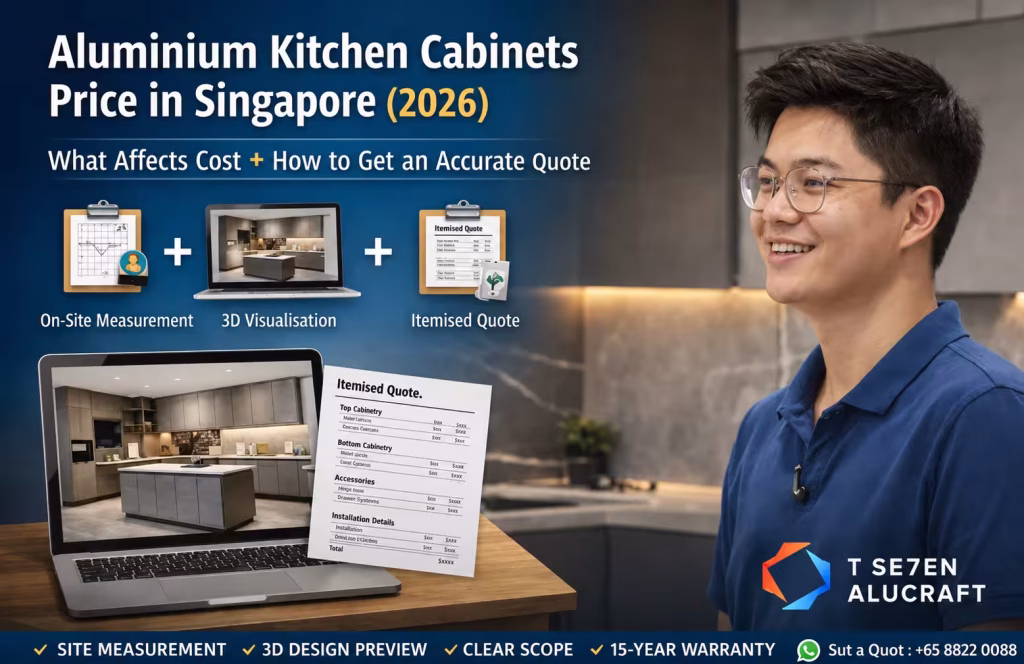 Aluminium Kitchen Cabinets Price in Singapore (2026)