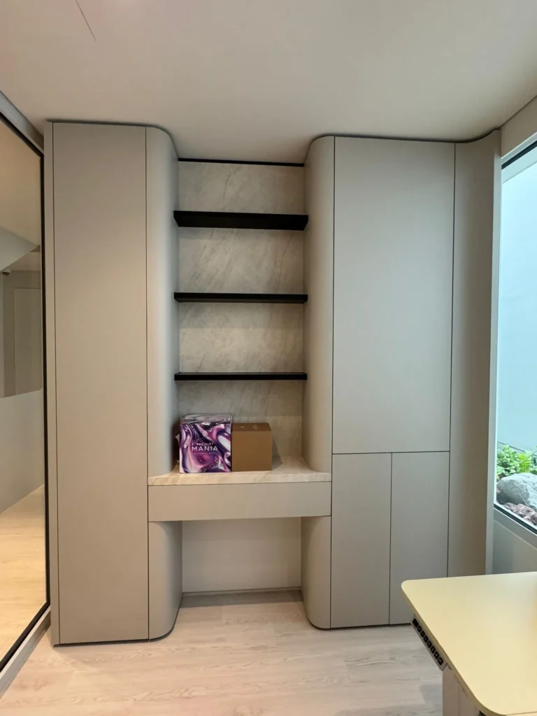 built in wardrobe storage full home renovation in singapore