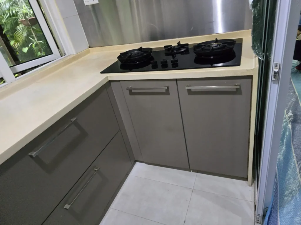 kitchen cabinet door types in singapore