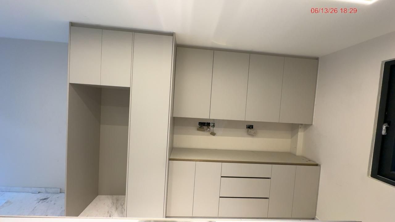 modern aluminium kitchen cabinet wall unit Singapore